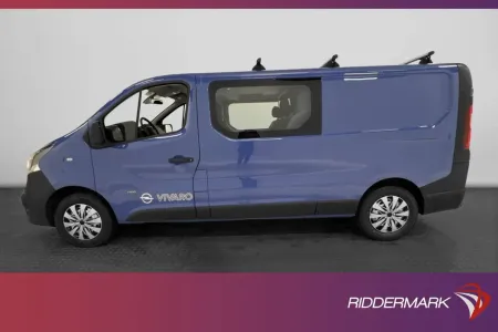 Opel Vivaro CrewVan L2 115hk Dragkrok B-Kamera 6-Sits Moms